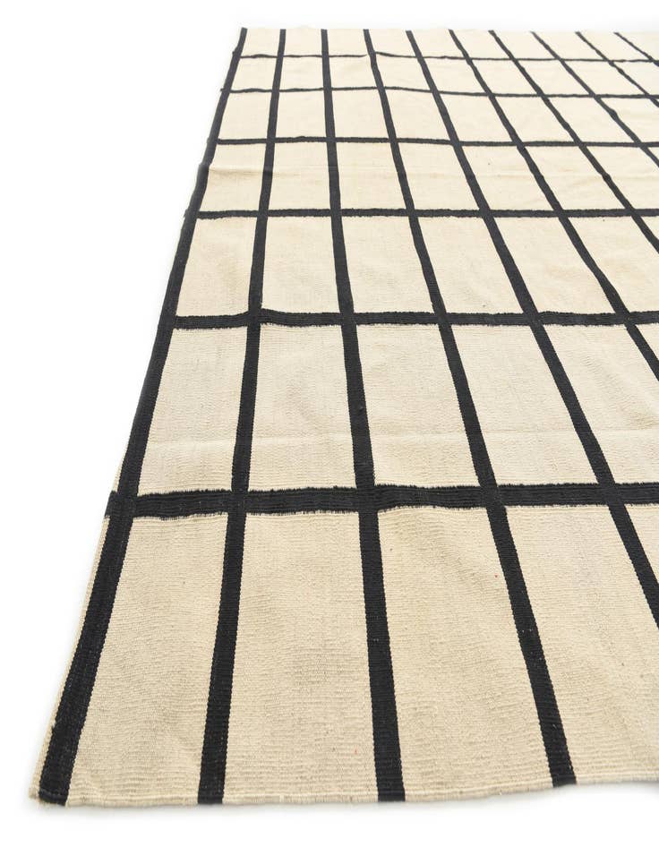 Detail image of  8' 3 x 9' 9  Hand Woven Kilim Modern Wool Rug