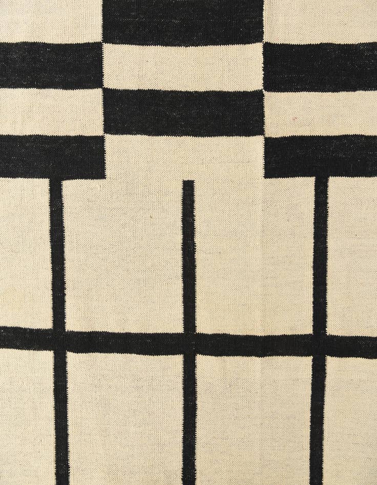 Detail image of  8' 3 x 9' 9  Hand Woven Kilim Modern Wool Rug