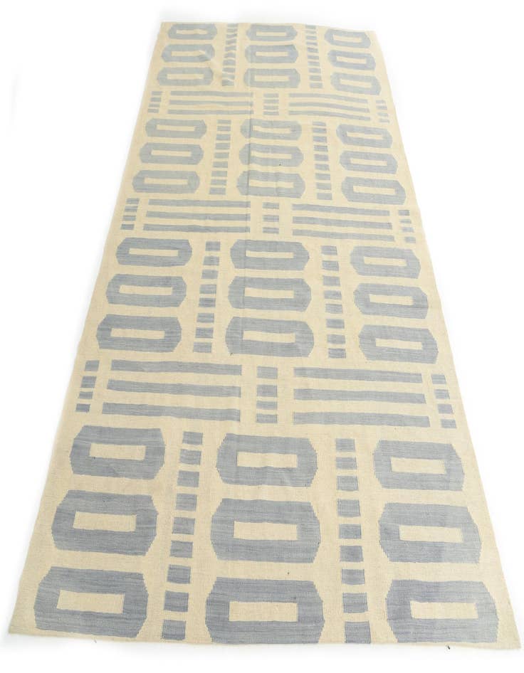 Detail image of  6' 6 x 9' 5  Hand Woven Kilim Modern Wool Rug