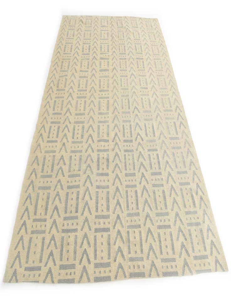 Detail image of  7' x 9' 7  Hand Woven Kilim Modern Wool Rug