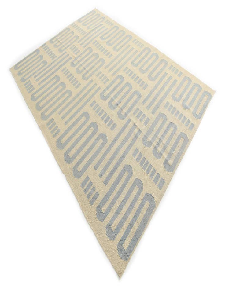 Detail image of  6' 9 x 9' 8  Hand Woven Kilim Modern Wool Rug