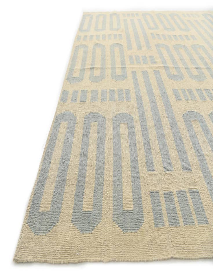Detail image of  6' 9 x 9' 8  Hand Woven Kilim Modern Wool Rug
