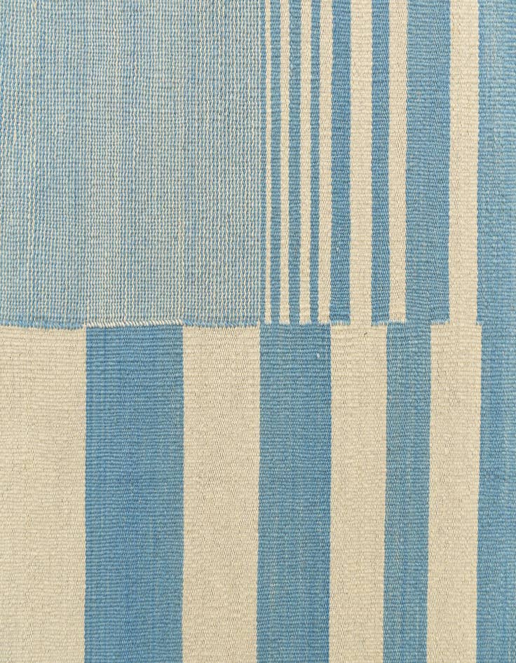 Detail image of  6' 8 x 9' 9  Hand Woven Kilim Modern Wool Rug