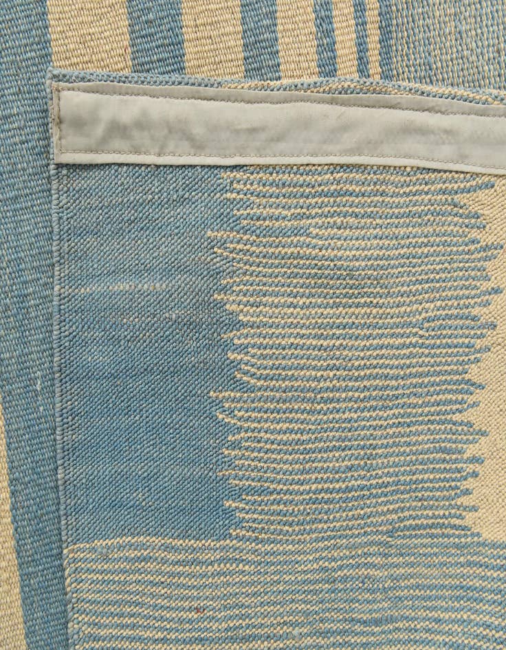 Detail image of  6' 7 x 9' 8  Hand Woven Kilim Modern Wool Rug