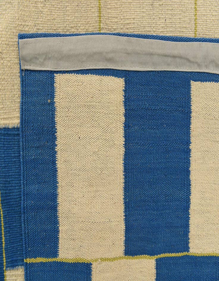 Detail image of  6' 10 x 9' 6  Hand Woven Kilim Modern Wool Rug