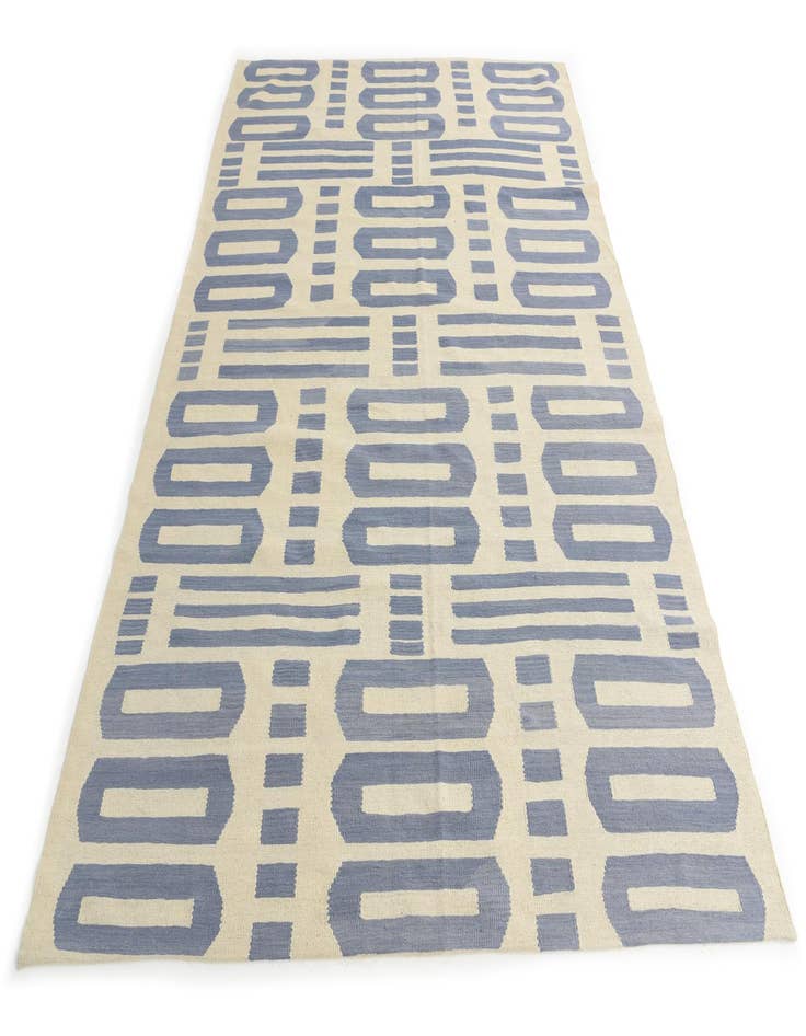 Detail image of  6' 10 x 9' 9  Hand Woven Kilim Modern Wool Rug