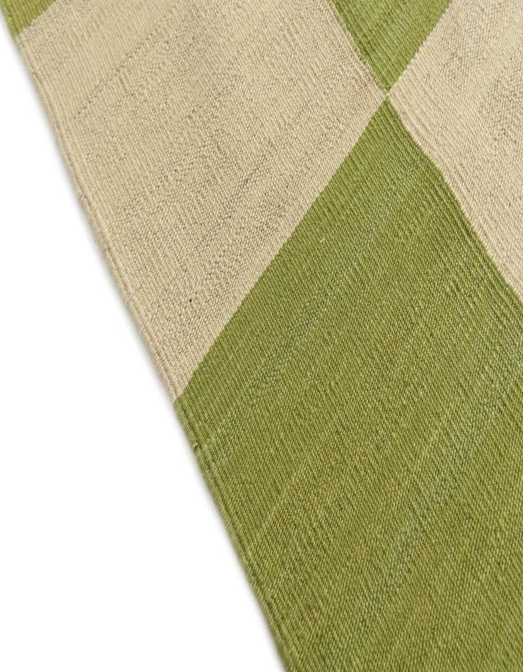 Detail image of  4' 3 x 5' 8  Hand Woven Kilim Modern Wool Rug