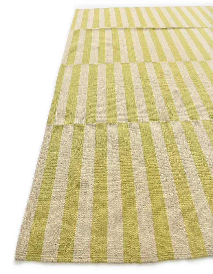 Detail image of  5' 8 x 7' 10  Hand Woven Kilim Modern Wool Rug