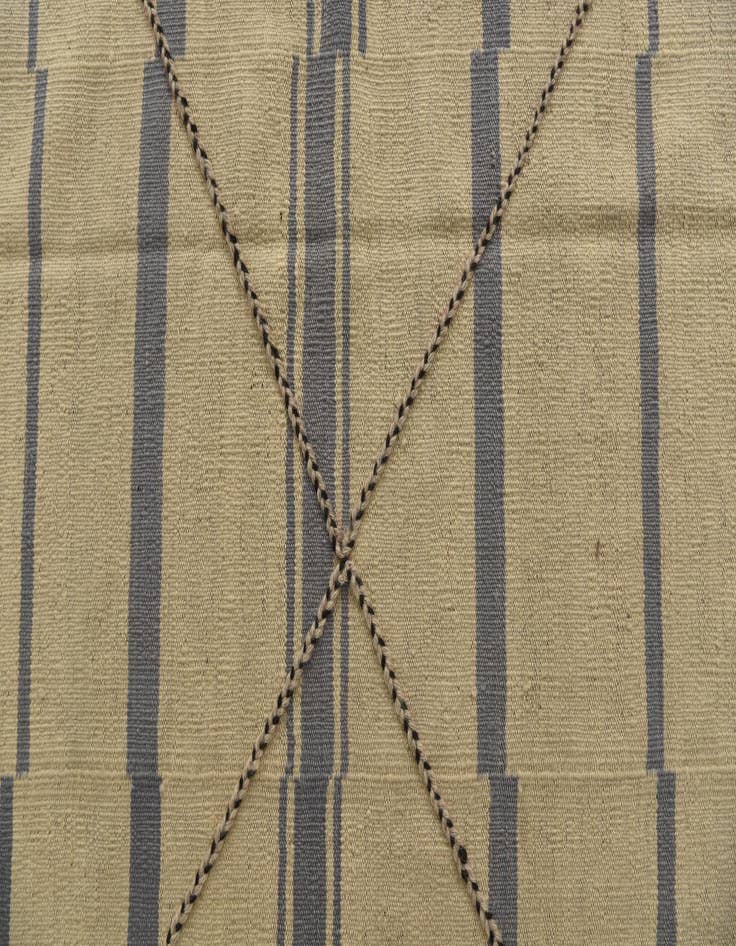 Detail image of  9' 7 x 12' 9  Hand Woven Kilim Modern Wool Rug