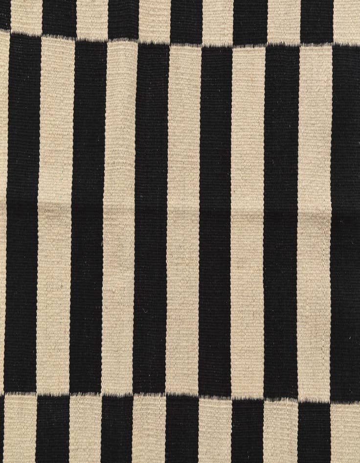 Detail image of  3' 4 x 4' 9  Hand Woven Kilim Modern Wool Rug