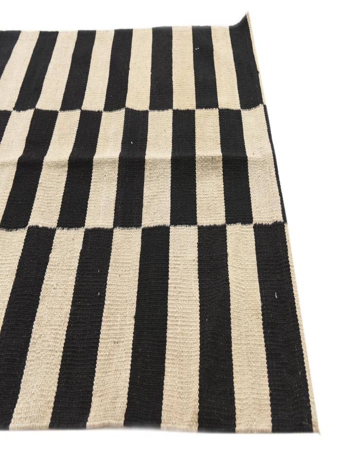 Detail image of  2' 8 x 3' 9  Hand Woven Kilim Modern Wool Rug