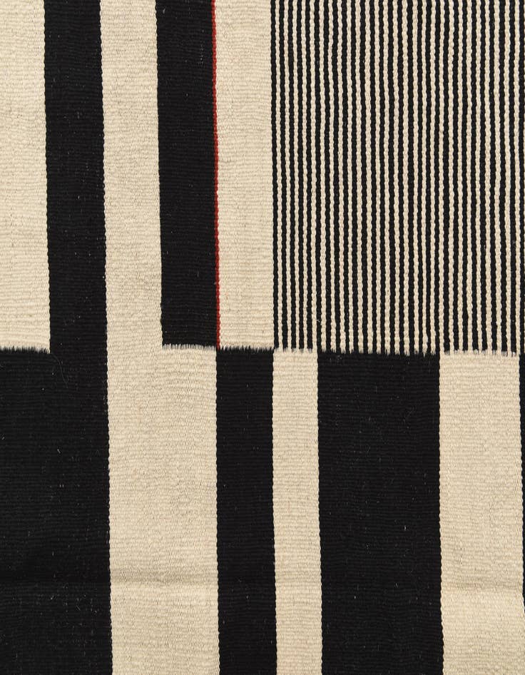 Detail image of  6' 7 x 9' 6  Hand Woven Kilim Modern Wool Rug