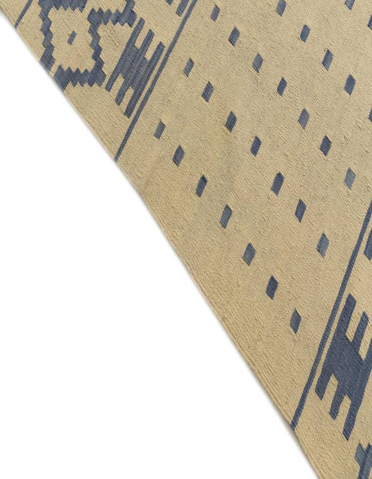 Detail image of  6' 8 x 9' 9  Hand Woven Kilim Modern Wool Rug