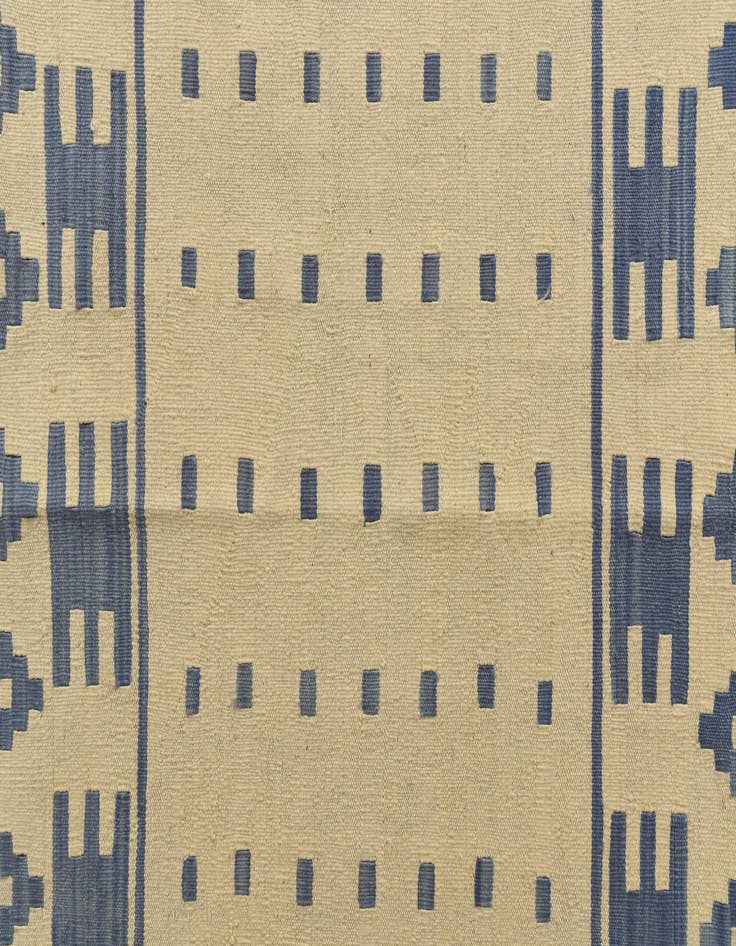Detail image of  6' 8 x 9' 9  Hand Woven Kilim Modern Wool Rug