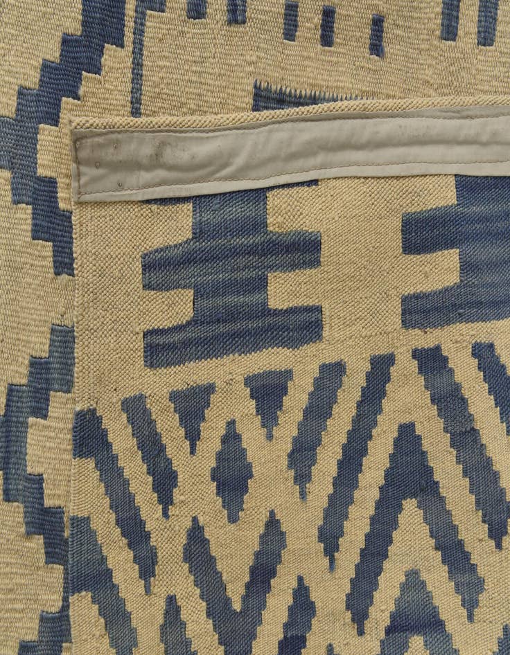 Detail image of  6' 8 x 9' 9  Hand Woven Kilim Modern Wool Rug