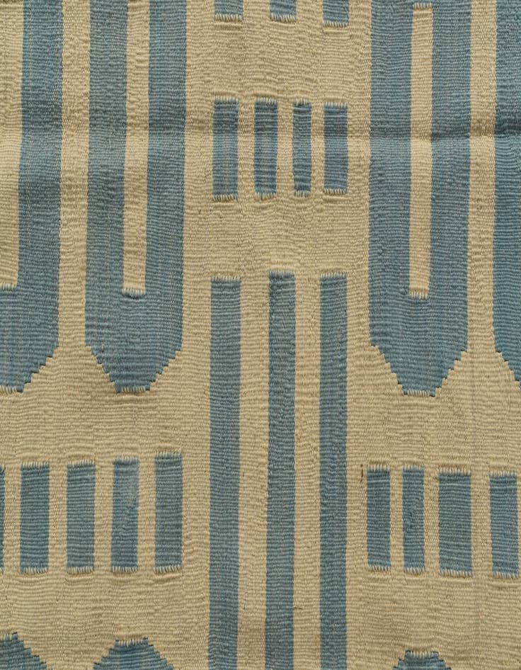 Detail image of  5' 3 x 6' 5  Hand Woven Kilim Modern Wool Rug