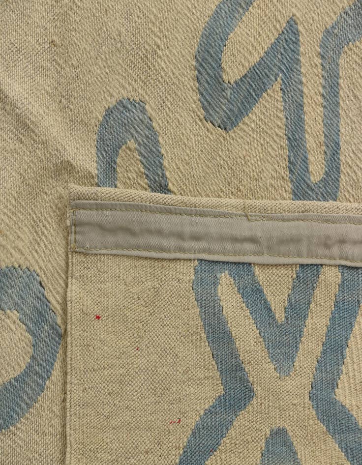 Detail image of  5' 8 x 7' 10  Hand Woven Kilim Modern Wool Rug