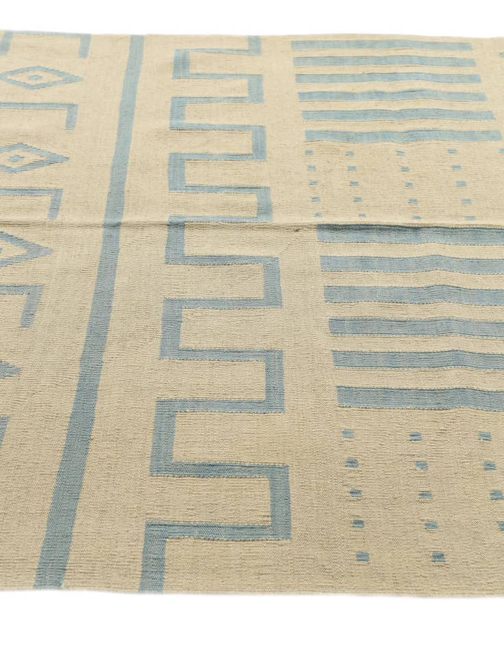 Detail image of  5' 2 x 6' 5  Hand Woven Kilim Modern Wool Rug