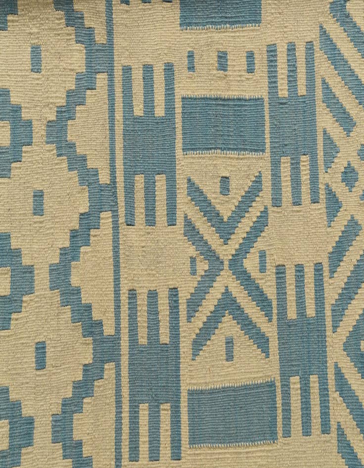 Detail image of  6' 5 x 9' 5  Hand Woven Kilim Modern Wool Rug