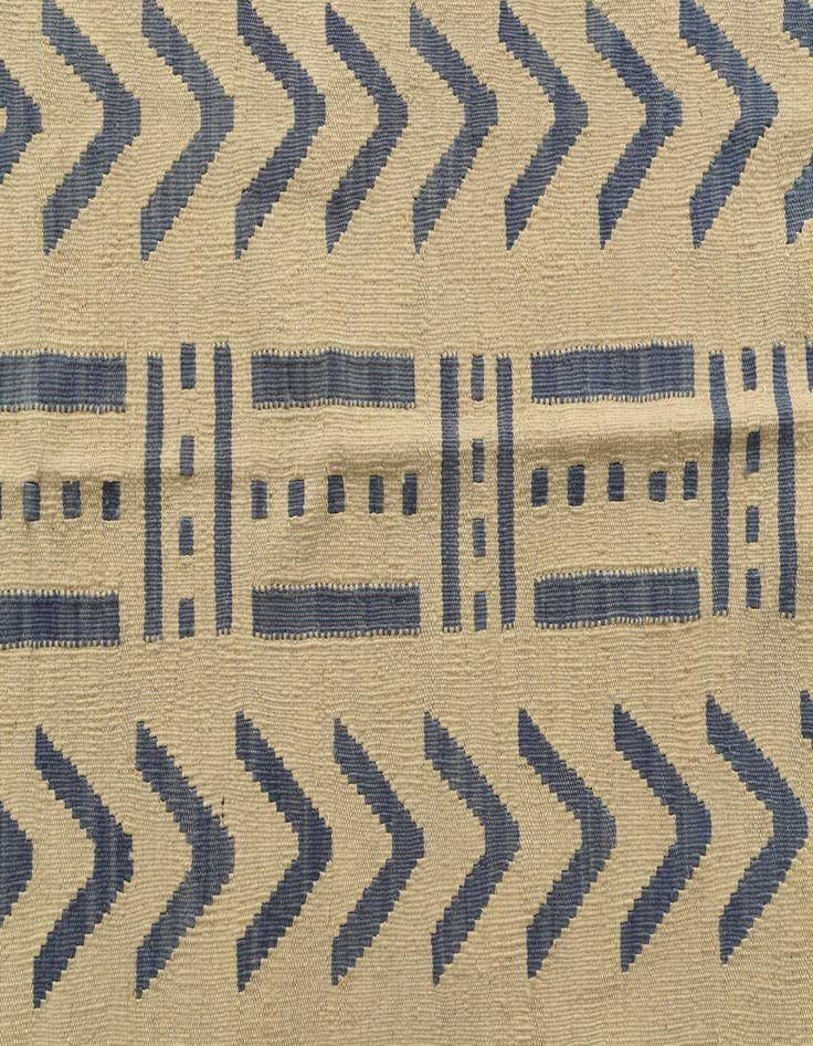 Detail image of  6' 2 x 7' 8  Hand Woven Kilim Modern Wool Rug