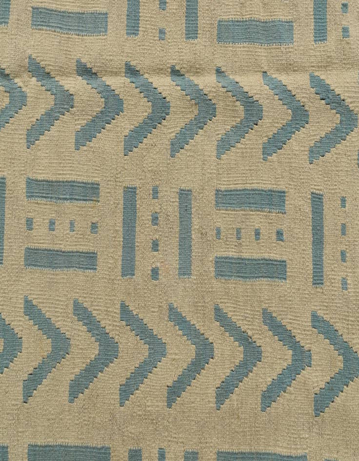 Detail image of  5' 2 x 6' 5  Hand Woven Kilim Modern Wool Rug