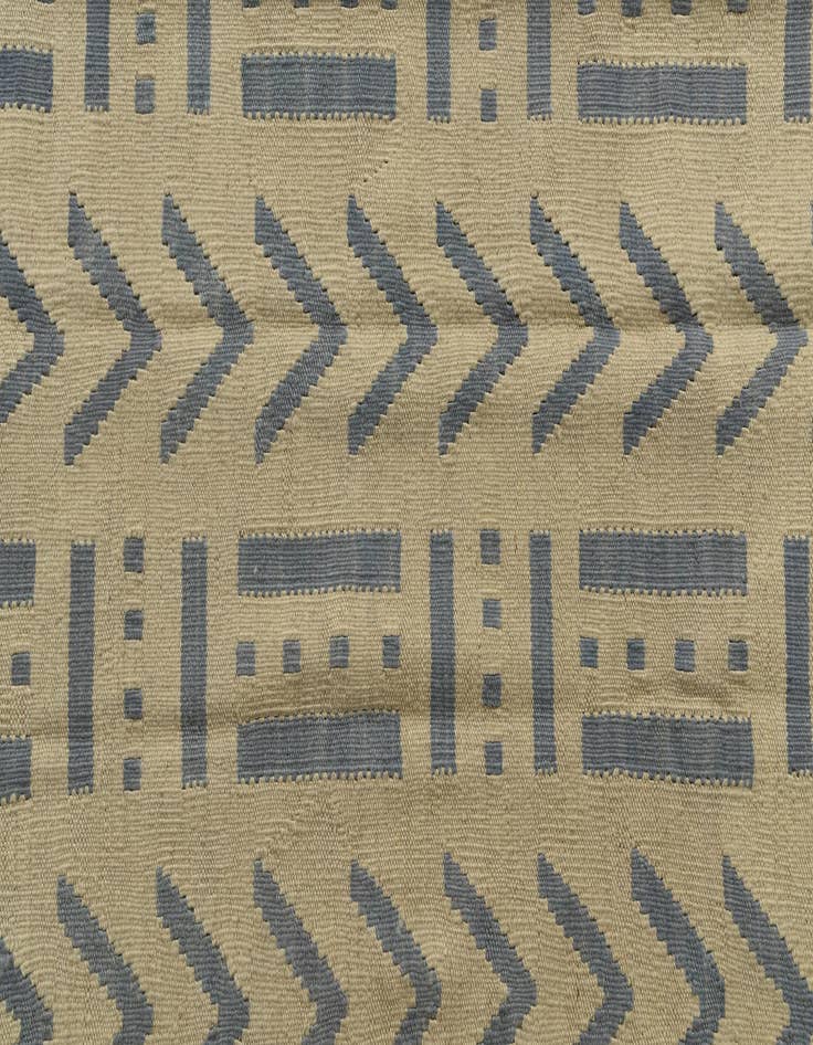 Detail image of  5' 2 x 6' 8  Hand Woven Kilim Modern Wool Rug