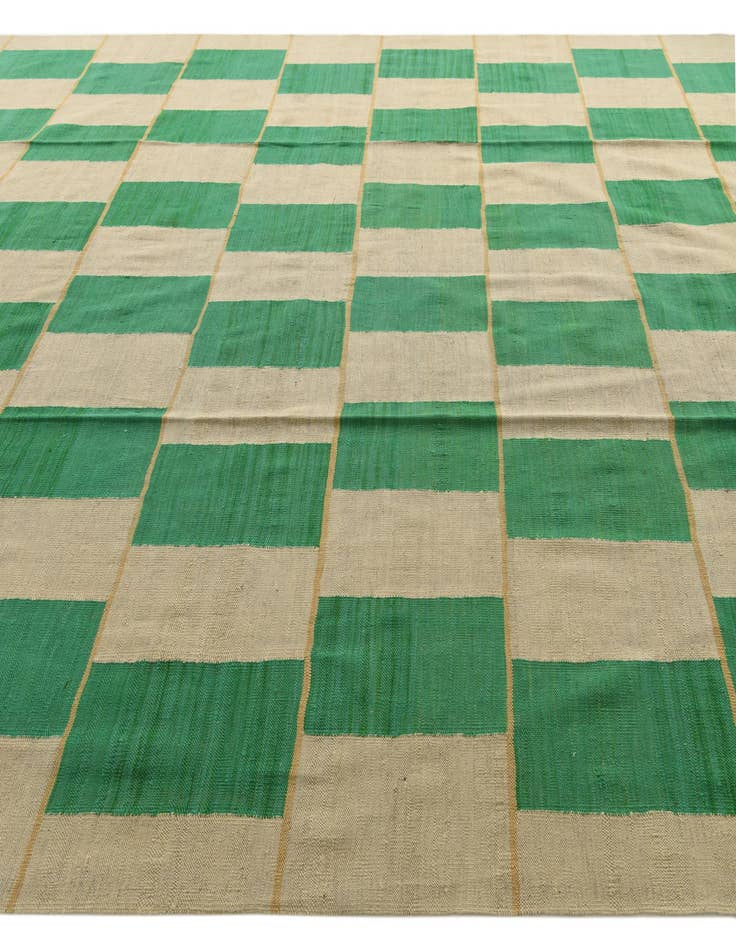 Detail image of  9' 3 x 13'  Hand Woven Kilim Modern Wool Rug