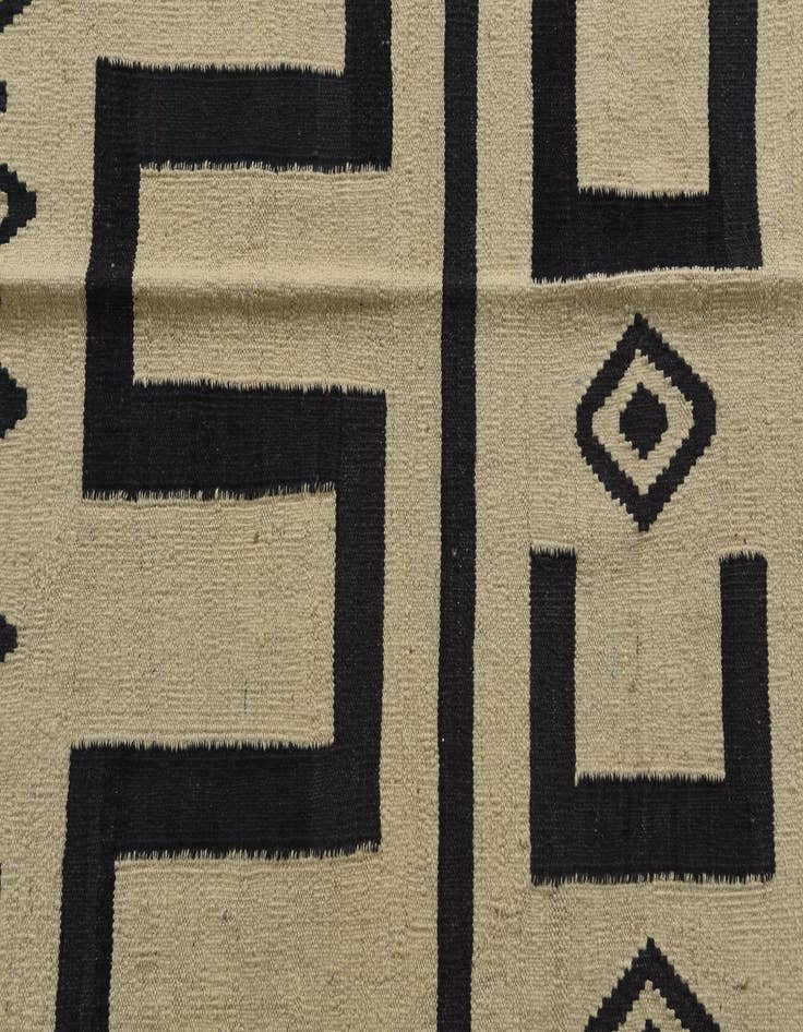 Detail image of  7' 2 x 9' 9  Hand Woven Kilim Modern Wool Rug