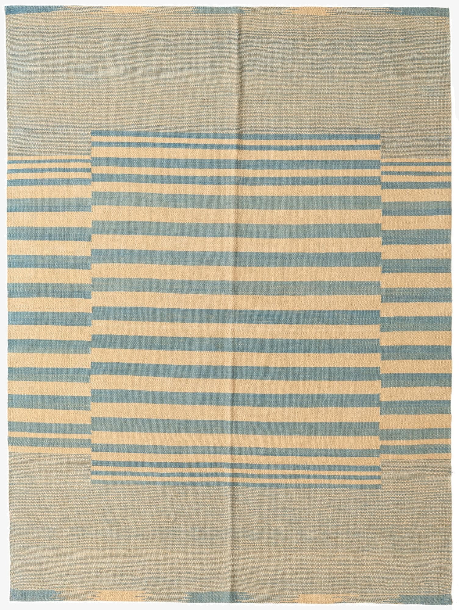  5' 6 x 7' 6  Hand Woven Kilim Modern Wool Rug