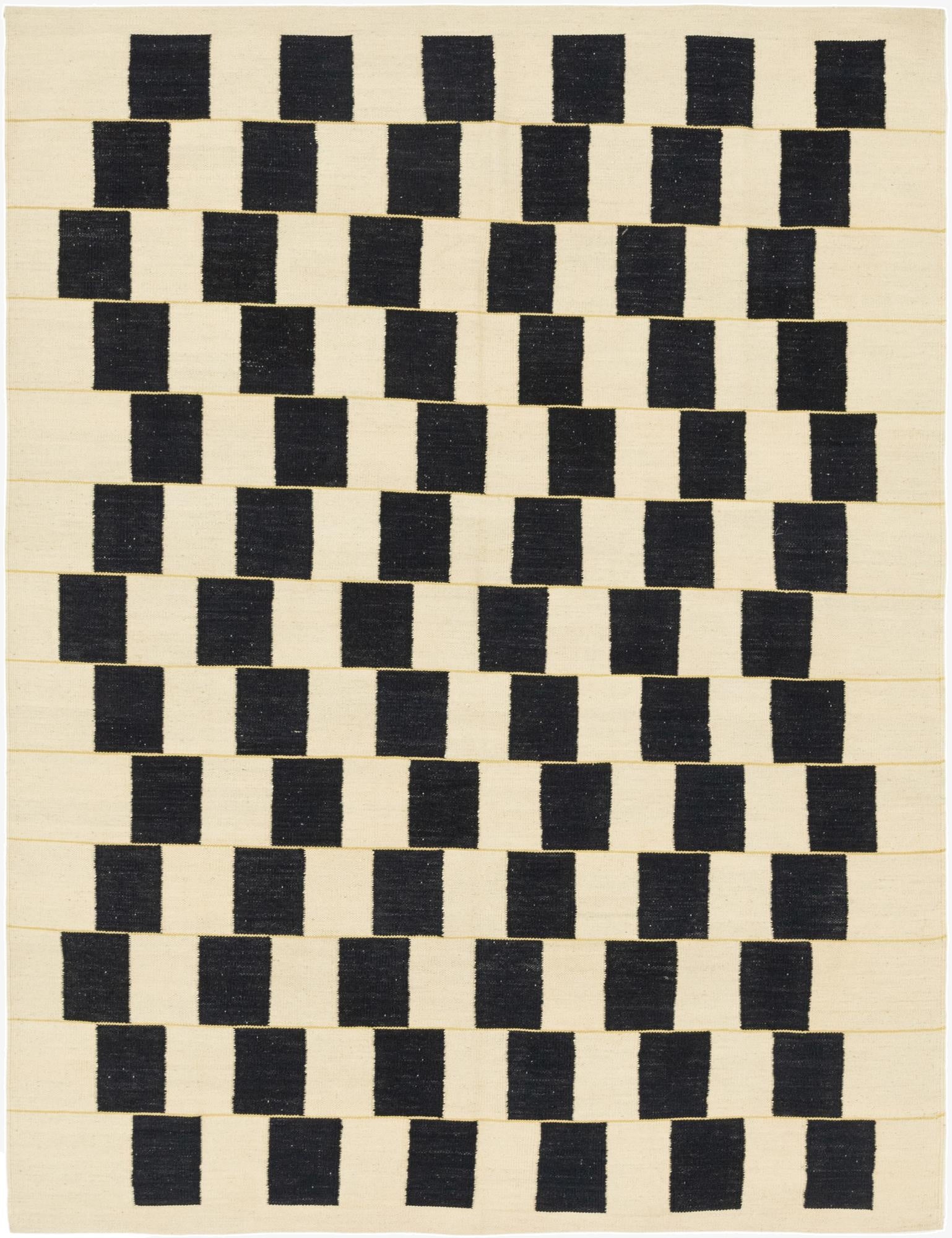  6' x 7' 10  Hand Woven Kilim Modern Wool Rug