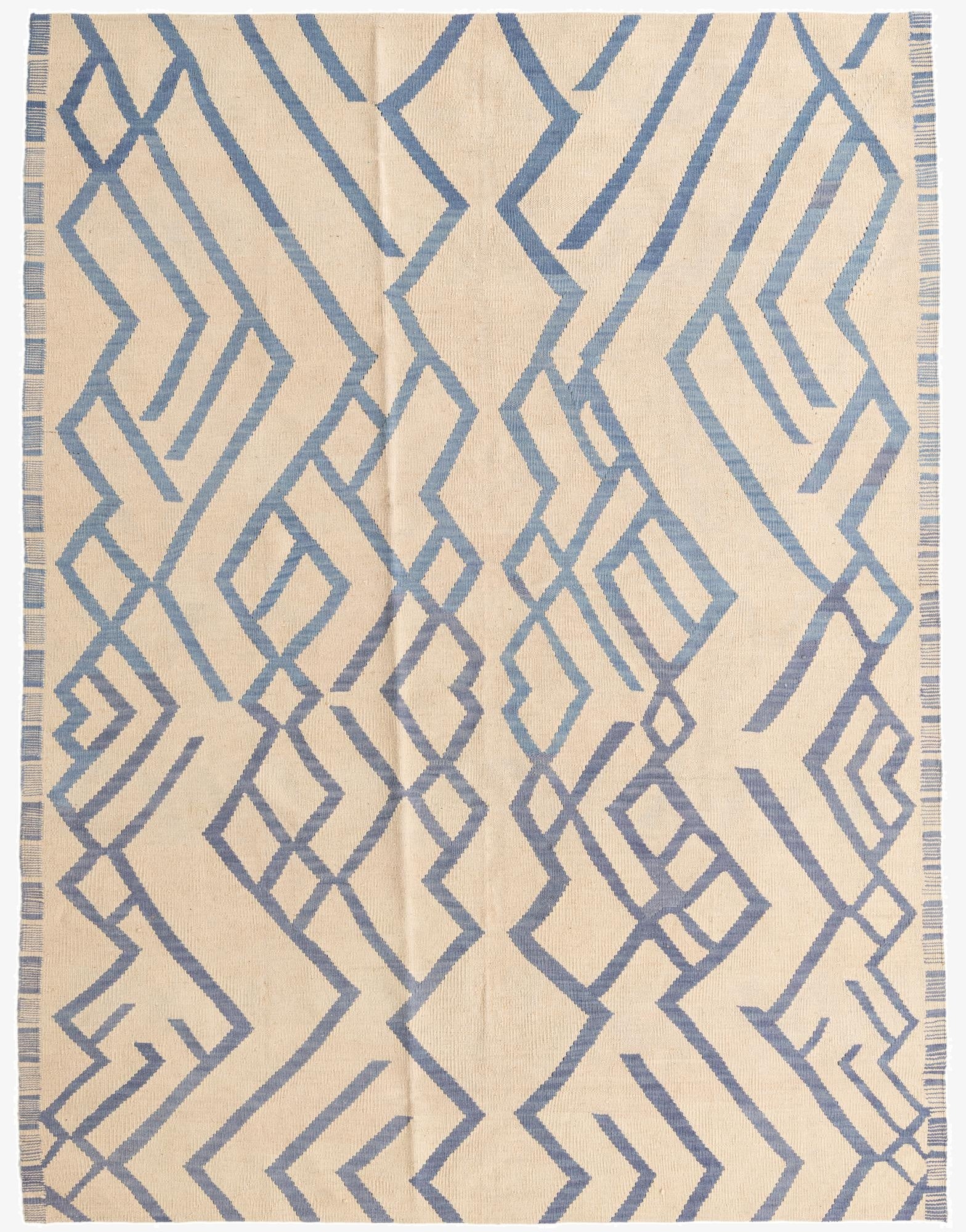  6' x 8'  Hand Woven Kilim Modern Wool Rug