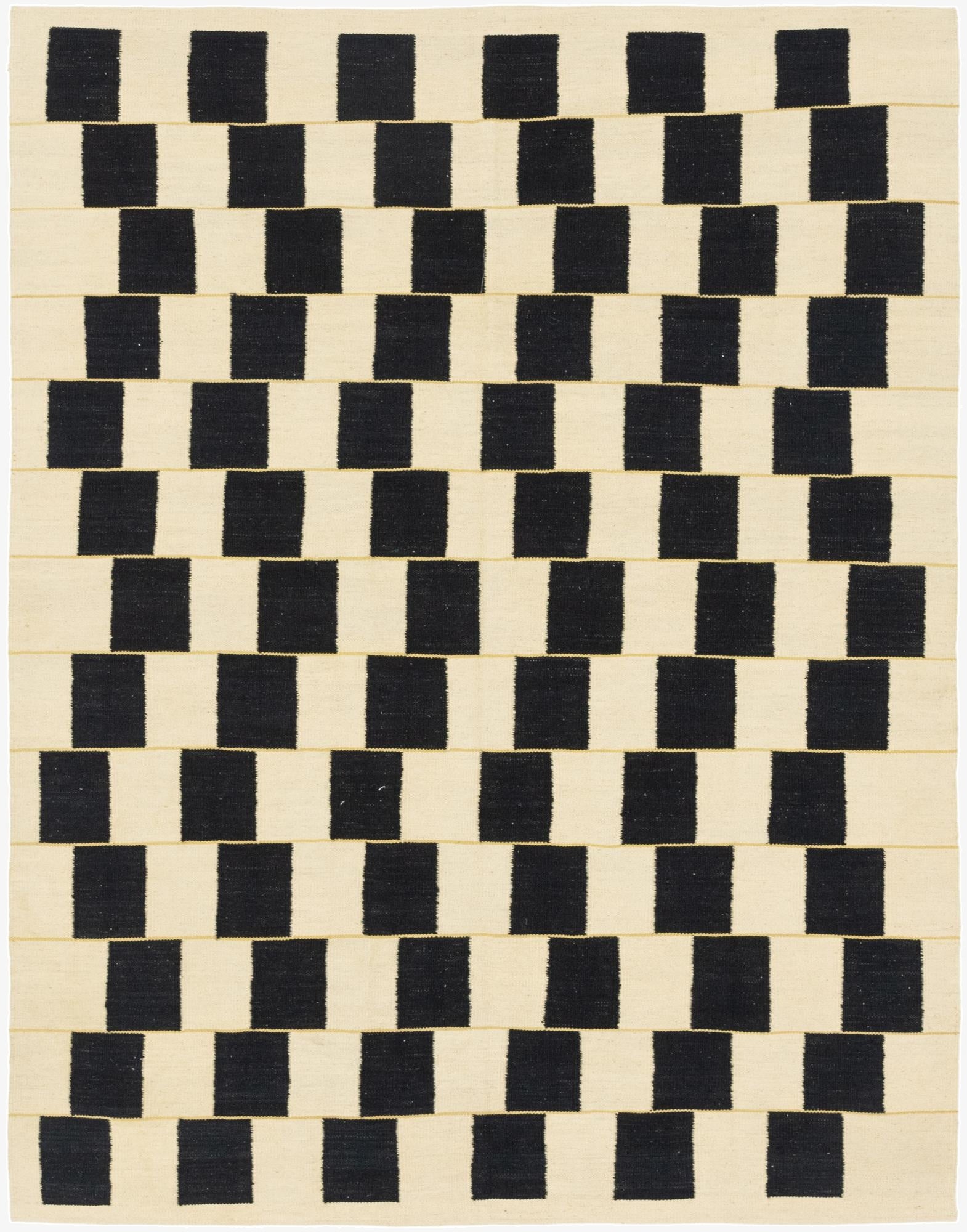  6' x 7' 8  Hand Woven Kilim Modern Wool Rug