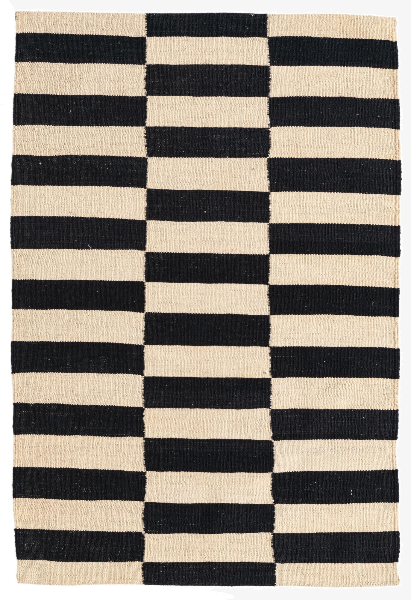  2' 8 x 4'  Hand Woven Kilim Modern Wool Rug