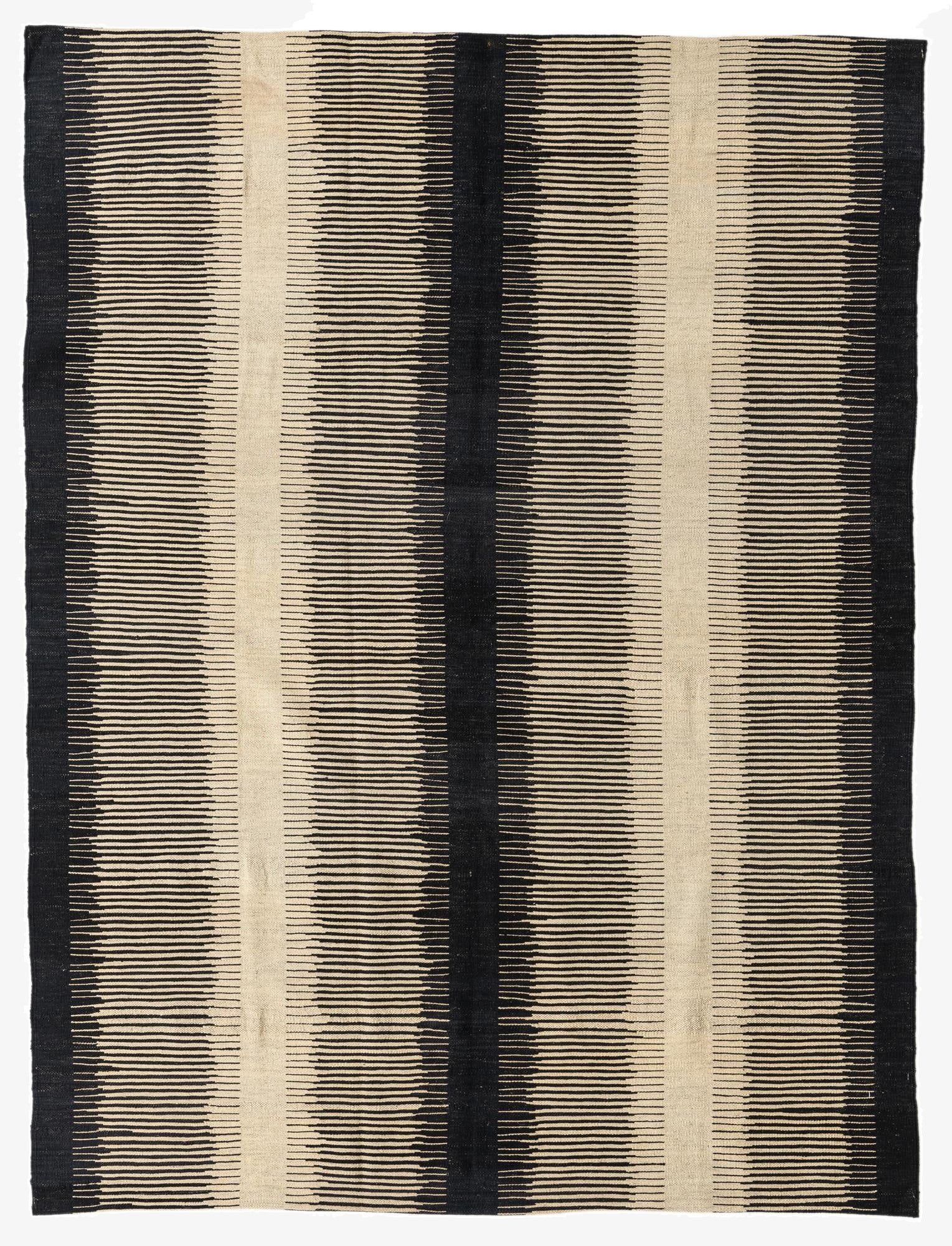  5' 9 x 7' 8  Hand Woven Kilim Modern Wool Rug