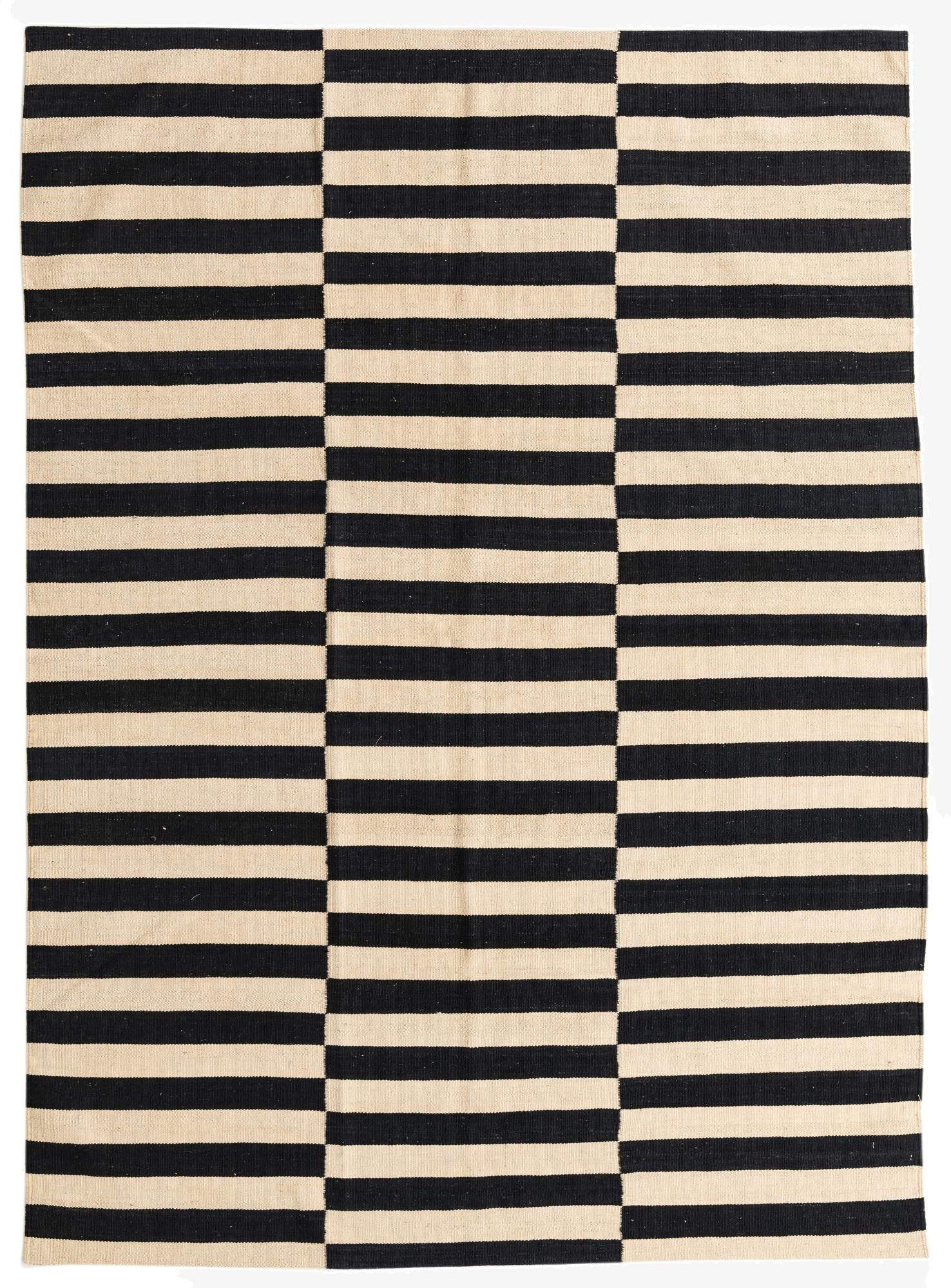  5' 8 x 7' 10  Hand Woven Kilim Modern Wool Rug