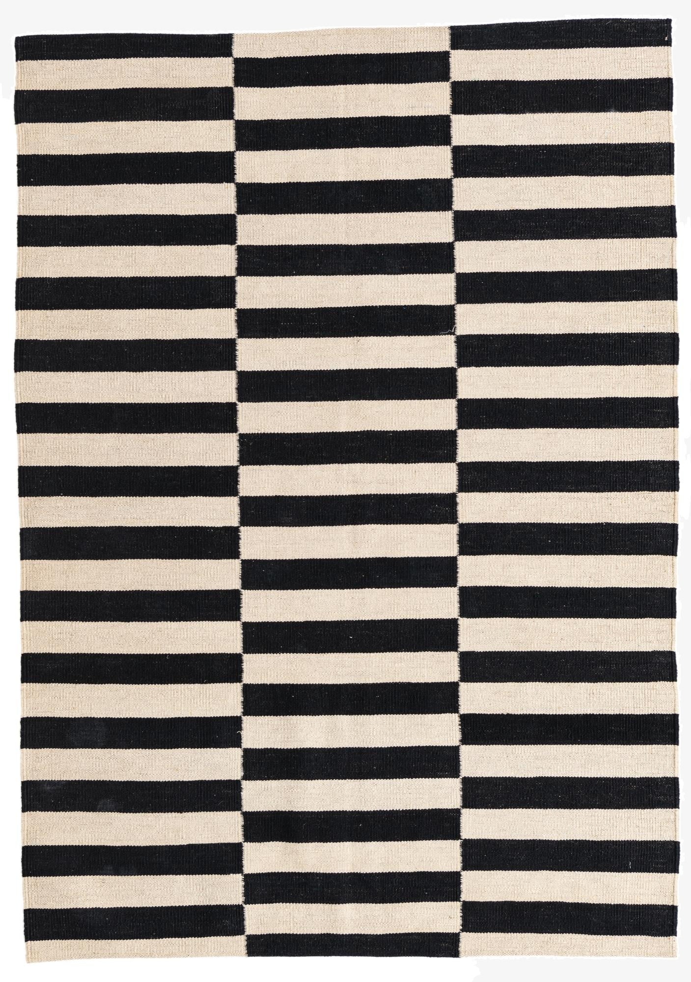  4' 2 x 5' 10  Hand Woven Kilim Modern Wool Rug