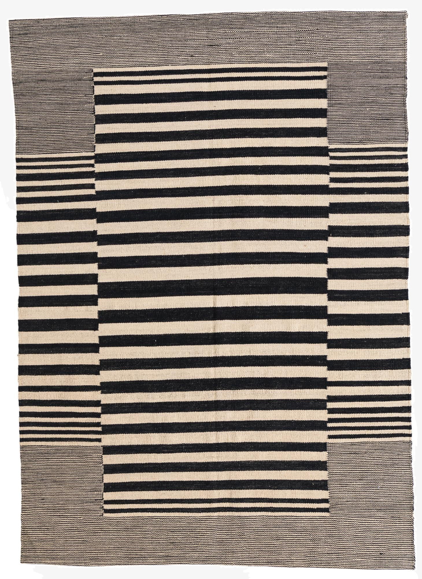  4' 2 x 5' 10  Hand Woven Kilim Modern Wool Rug