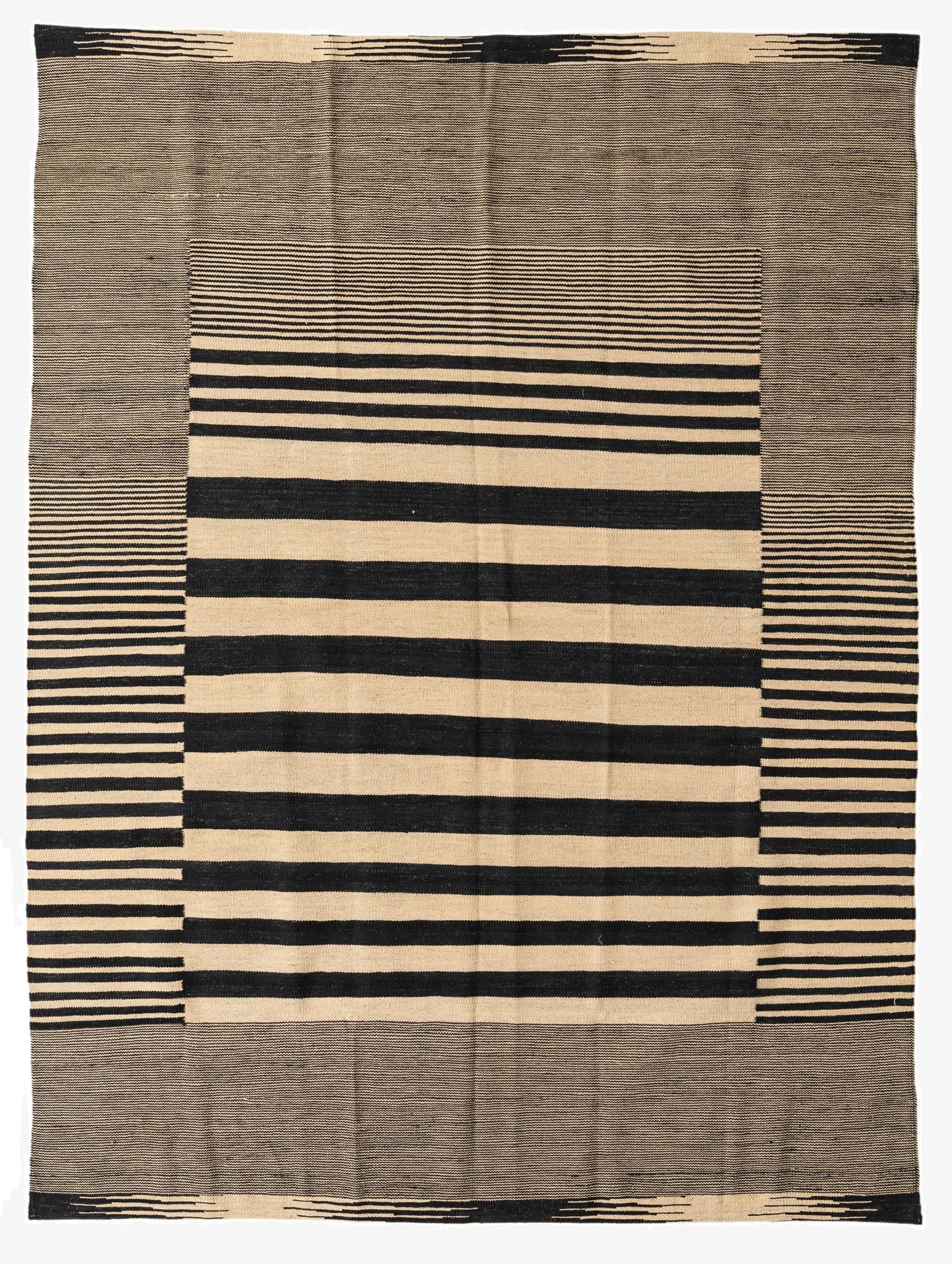  5' 9 x 7' 8  Hand Woven Kilim Modern Wool Rug