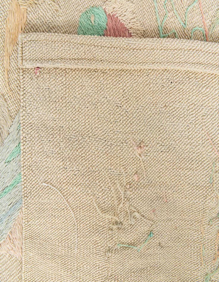 Detail image of  5' 5 x 7' 7  Hand Woven Kilim Suzani Wool Rug