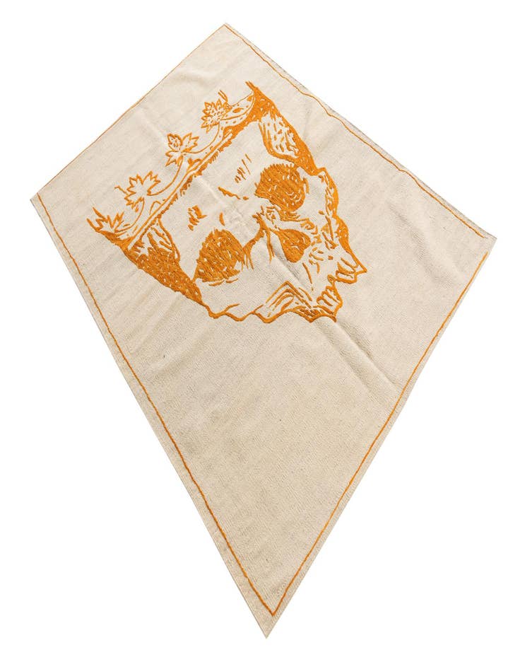 Detail image of  4' 3 x 5' 8  Hand Woven Kilim Suzani Wool Rug