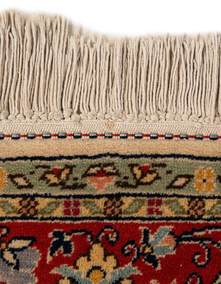 Detail image of  4' 11 x 6' 10  Hand Knotted Lahour Wool Rug