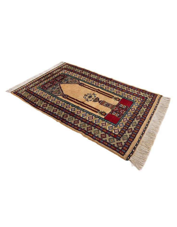 Detail image of  3' 1 x 4' 7  Hand Knotted Lahour Oriental Wool Rug