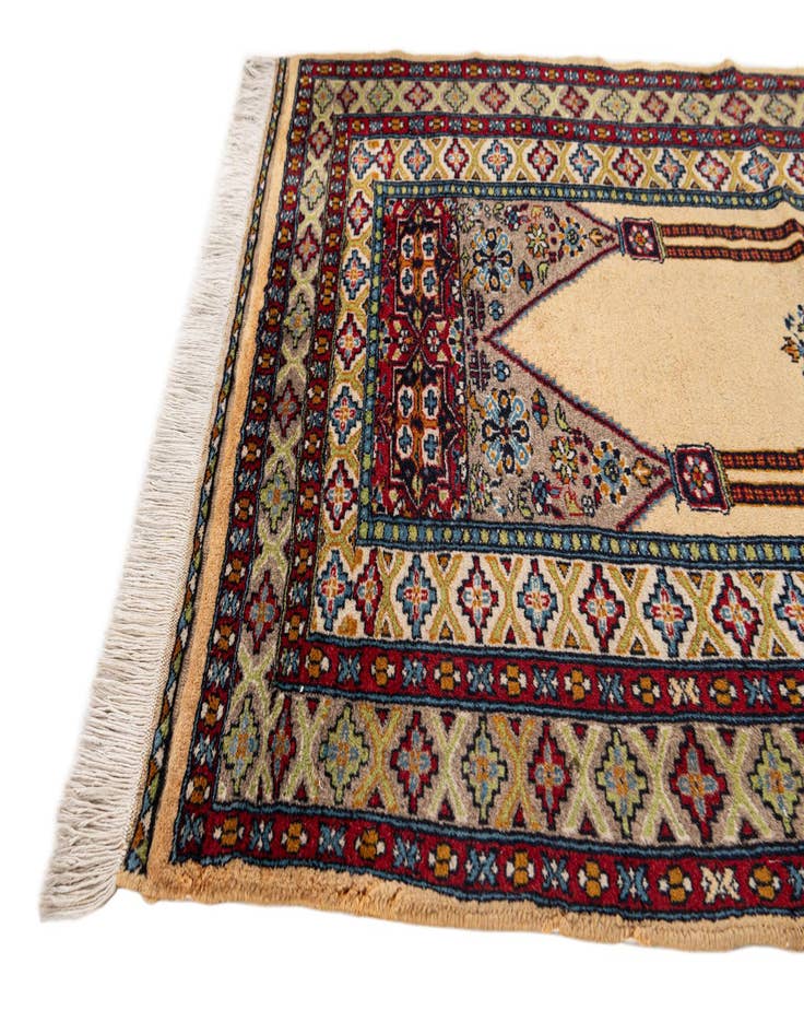 Detail image of  3' 1 x 4' 7  Hand Knotted Lahour Oriental Wool Rug