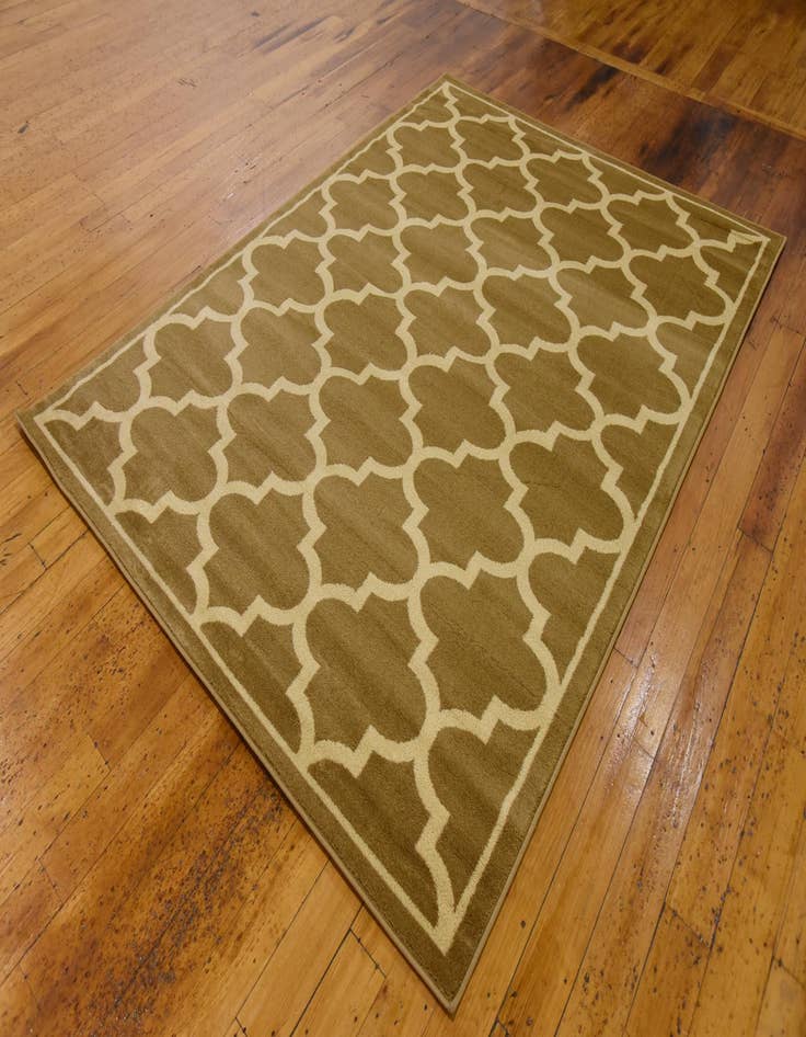 Detail image of  5' 3 x 7' 2 Lattice Rug