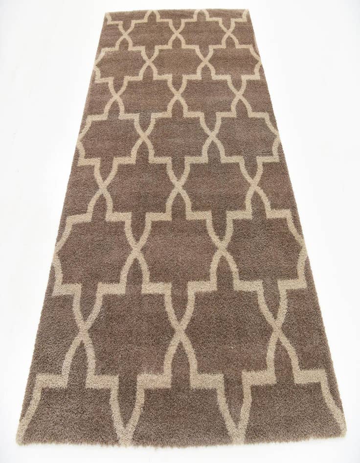 Detail image of  5' 3 x 7' 9 Lattice Rug