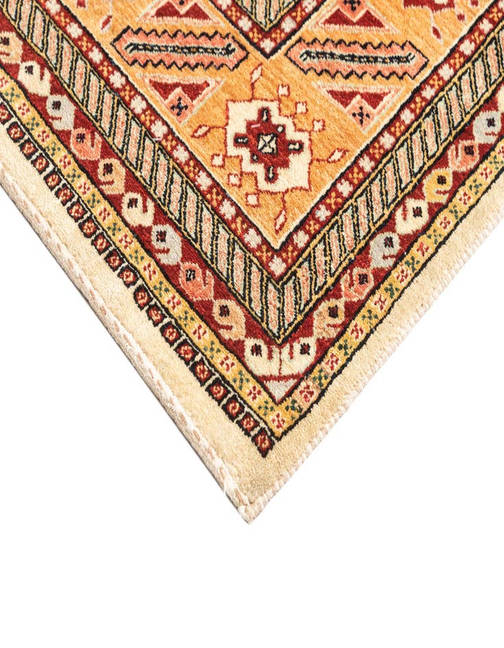 Detail image of  7' 10 x 11' 4  Hand Knotted Luribaft Rug