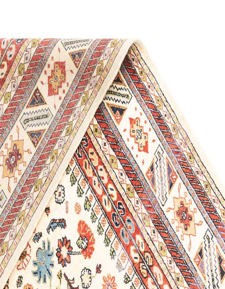 Detail image of  7' 11 x 11' 2  Hand Knotted Luribaft Rug