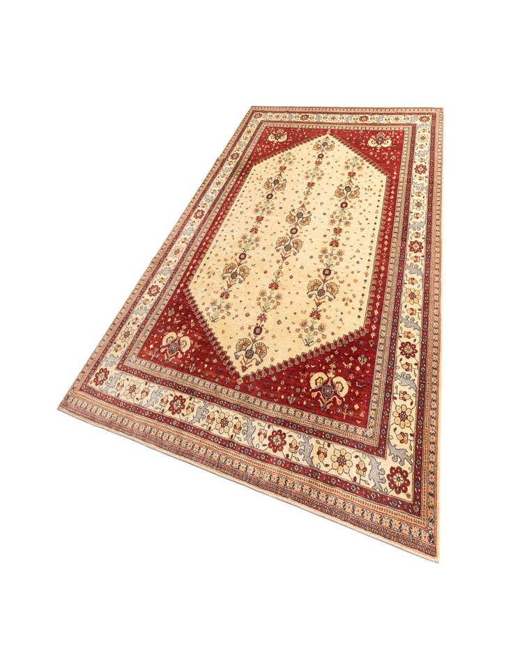 Detail image of  8' 1 x 11'  Hand Knotted Luribaft Rug