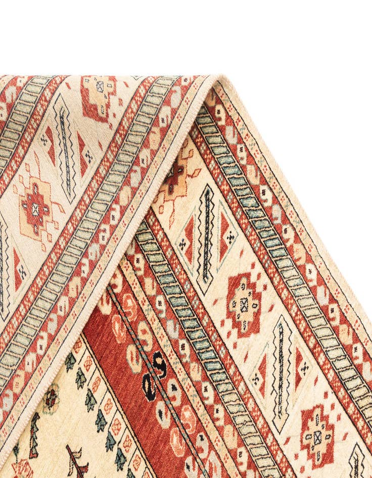 Detail image of  8' 1 x 10' 10  Hand Knotted Luribaft Rug