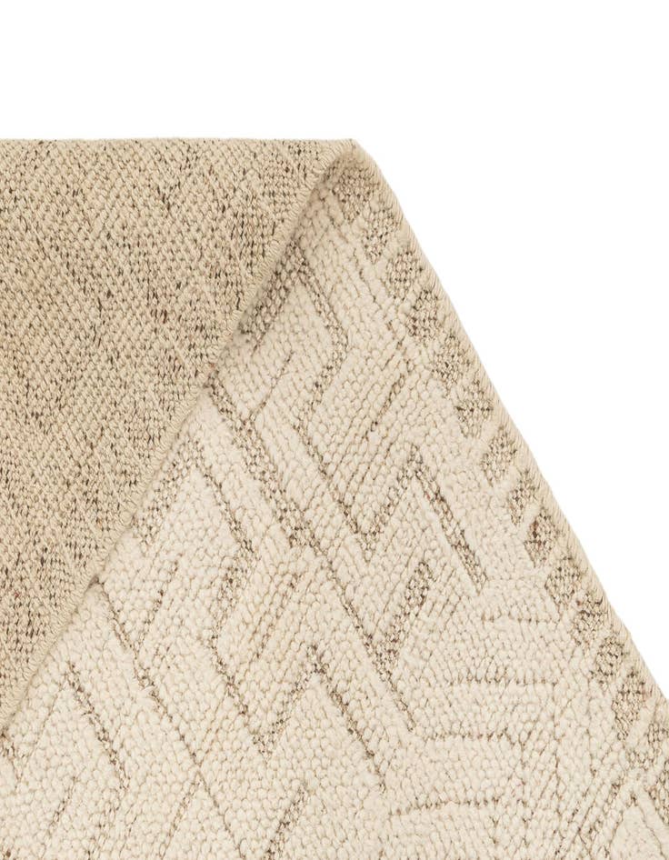 Detail image of  3' 1 x 12' 8  Hand Knotted Marok Kilim Rug